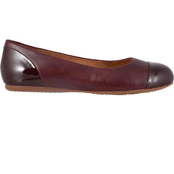 Softwalk Women's  Sonoma Cap Toe Size 10W  Dark Red Leather. MSRP $99.00 - Picture 2 of 5